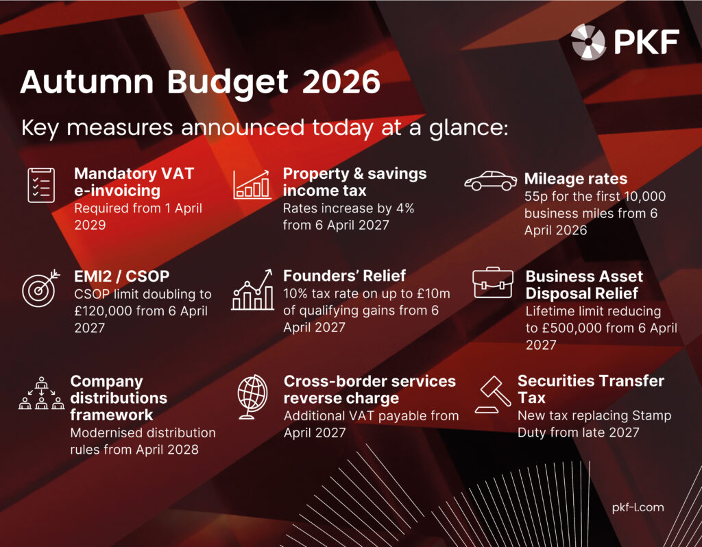 PKF Autumn Budget 2026